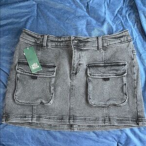 LAST CHANCE Wild Fable black wash mini denim skirt